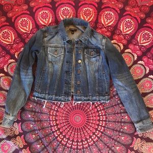 Express crop jean jacket